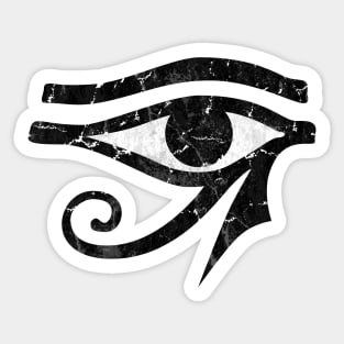 Grunge Eye Of Ra Sticker